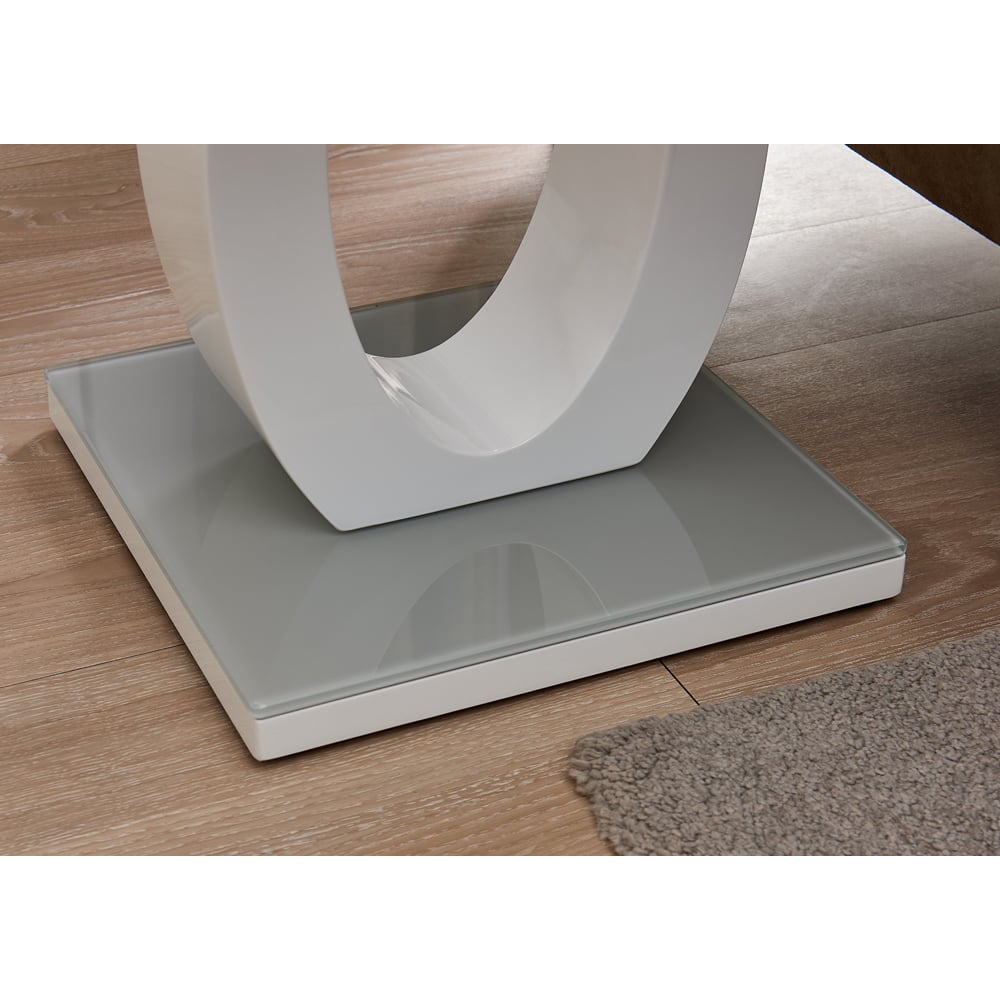 Furniturebox Lucia Grey Side Table Image 2