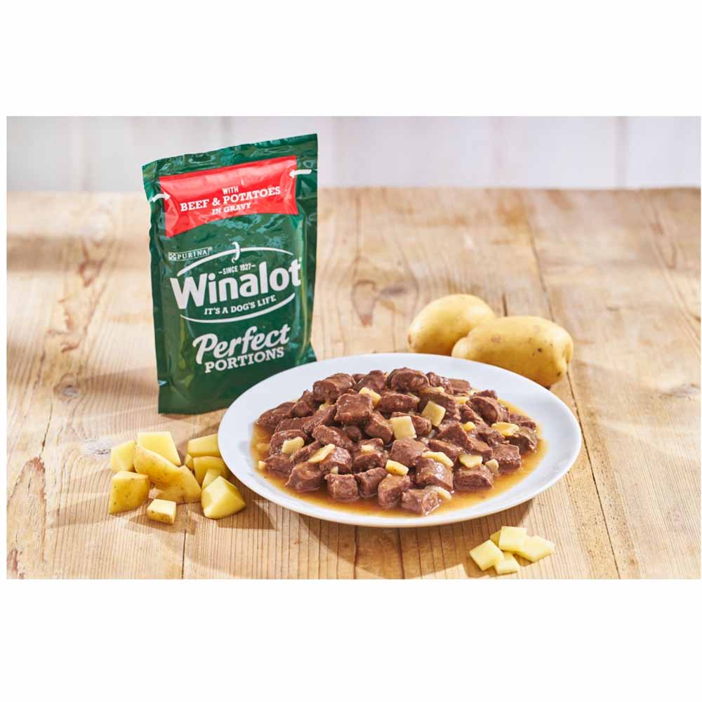 Winalot Perfect Portions Beef in Gravy Dog Food 12 x 100g Image 3