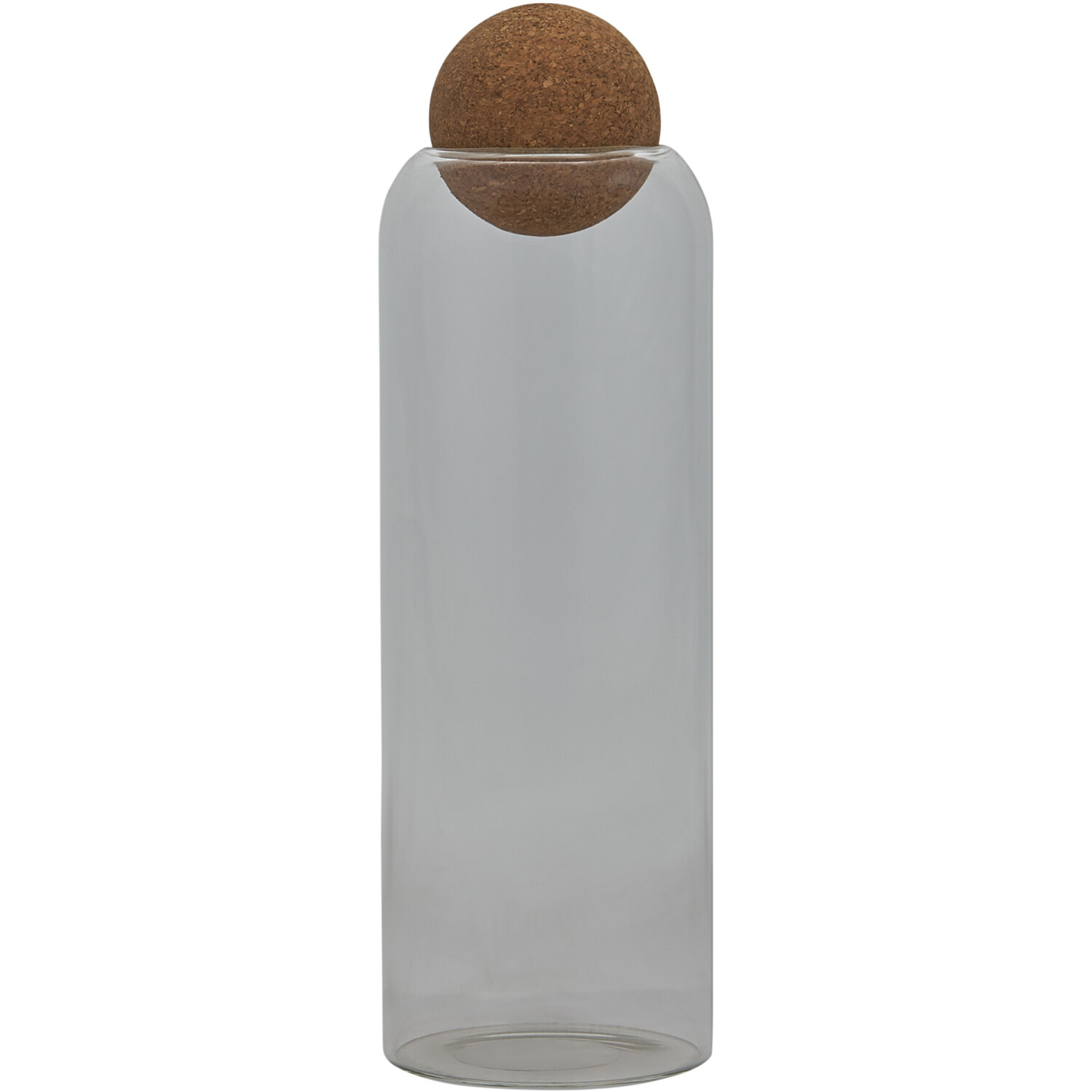 Storage Jar with Cork Lid - Clear / 1.3l Image 1