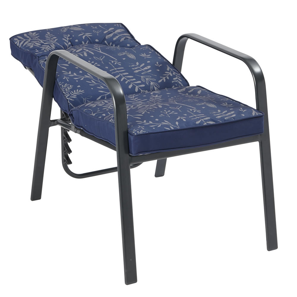 Wilko Venice Padded Two Seat Garden Set With Footstools Wilko