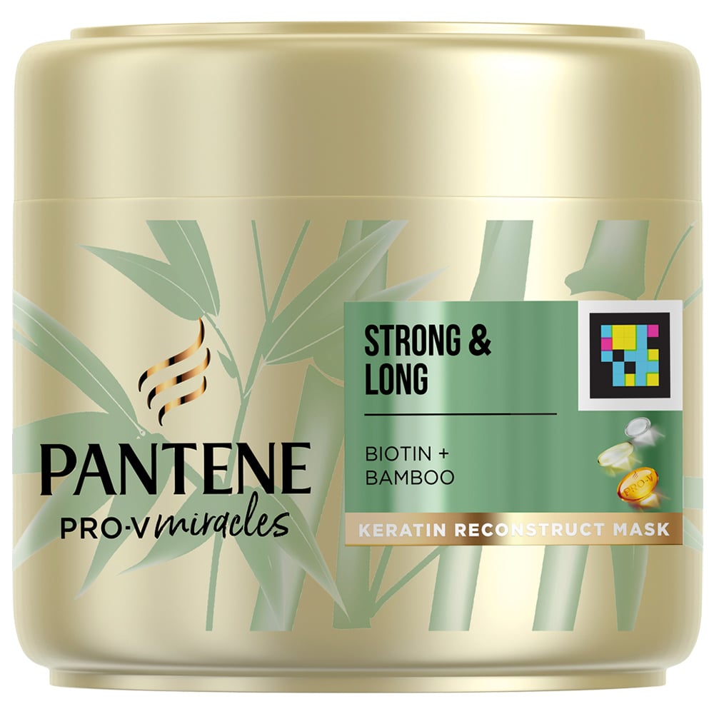 Pantene Miracles Bamboo Strong and Long Hair Mask Case of 6 x 300ml Image 2