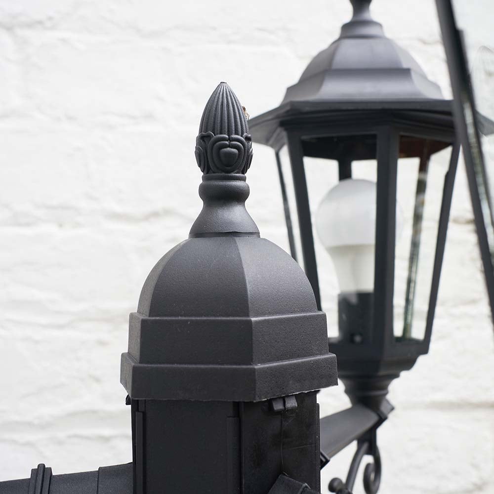 ValueLights Mayfair Black 3 Light Post Lamp Image 3