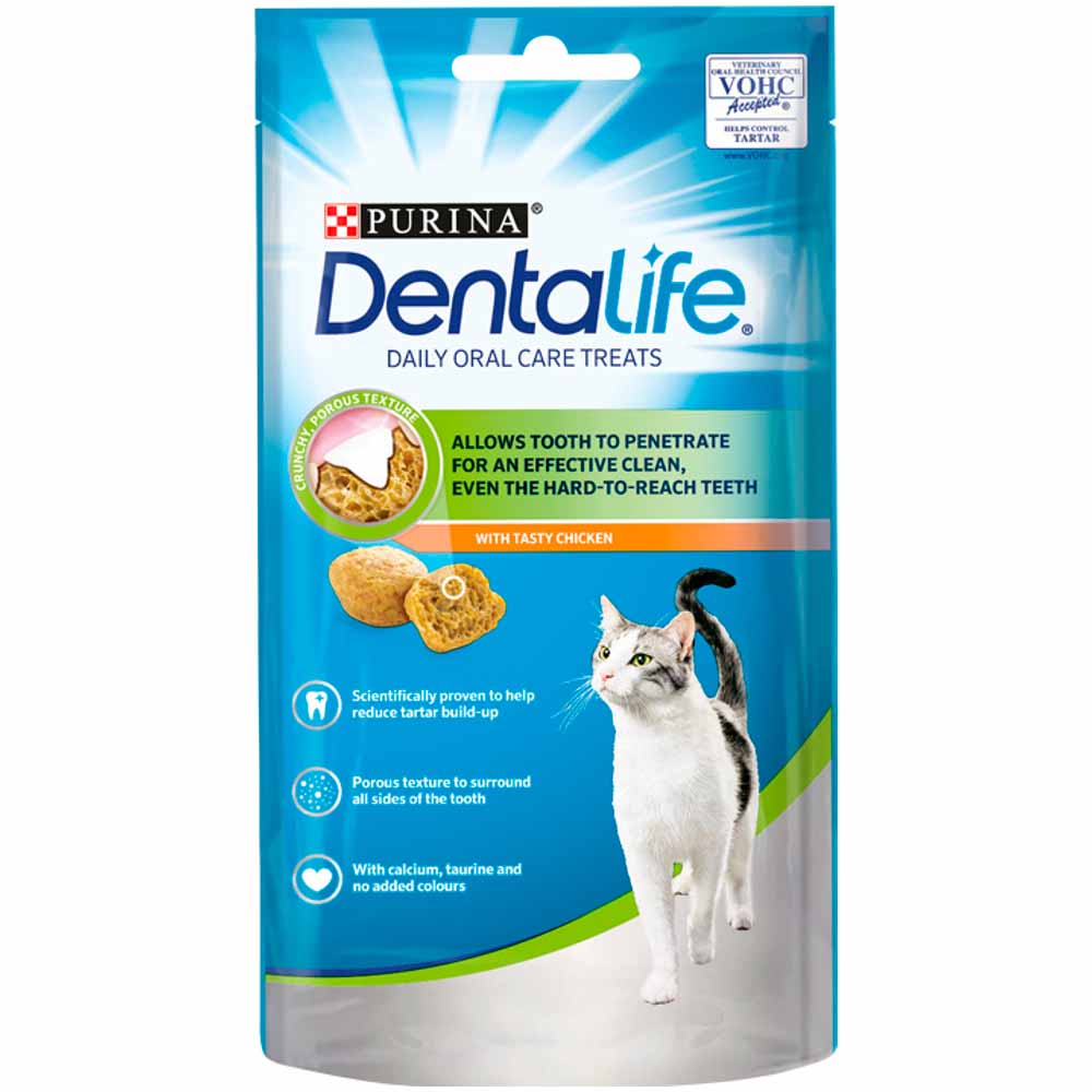 Dentalife Chicken Dental Cat Treats 40g   Image 2