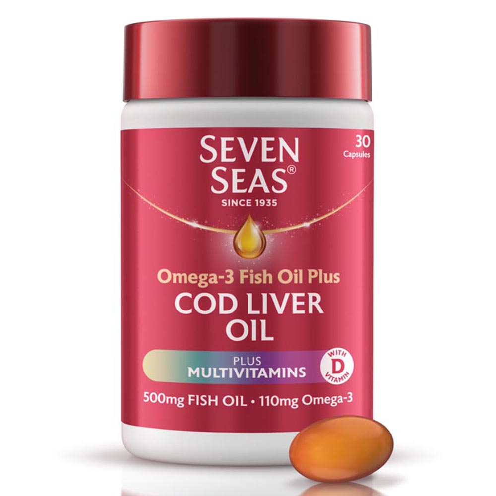 Seven Seas Cod Liver Oil Plus Multivitamins 30 Capsules Image 2