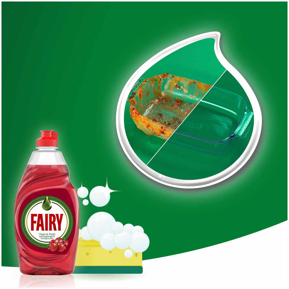 Fairy HDW Washing Up Liquid Pomegranate 1290ml Image 3
