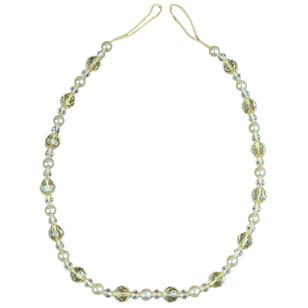 Pearl Bead Tieband - Ochre Image