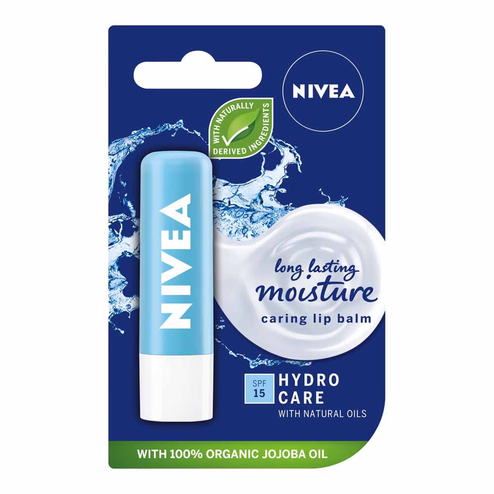 Nivea Hydro Care Lip Balm SPF15 4.8g Image 1