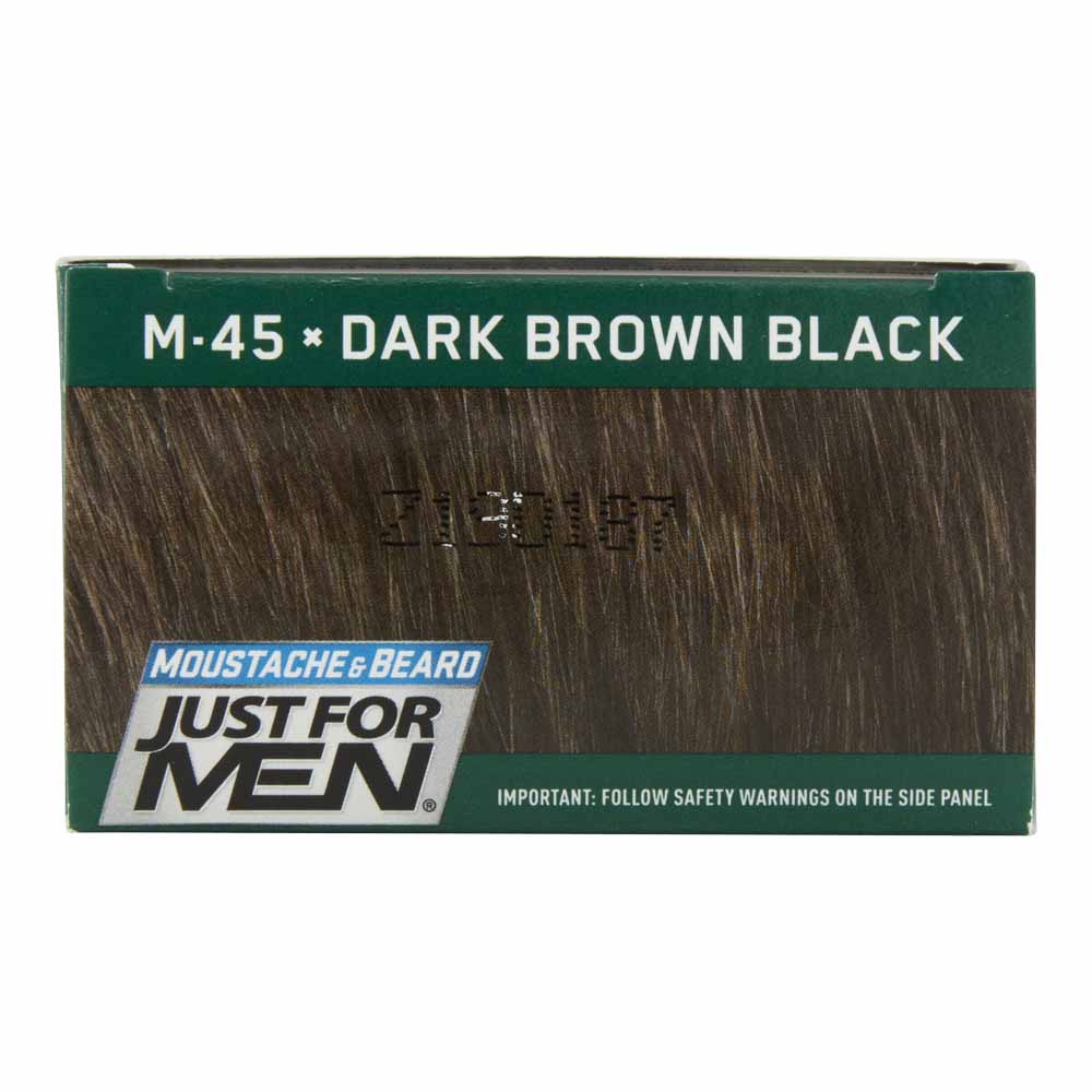 Just For Men Dark Brown/Black Moustache and Beard Brush-In Colour Gel Image 8
