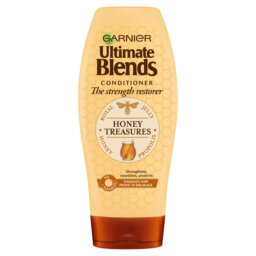 Garnier Ultimate Blends Honey Treasures Strengthening Conditioner 360ml ...