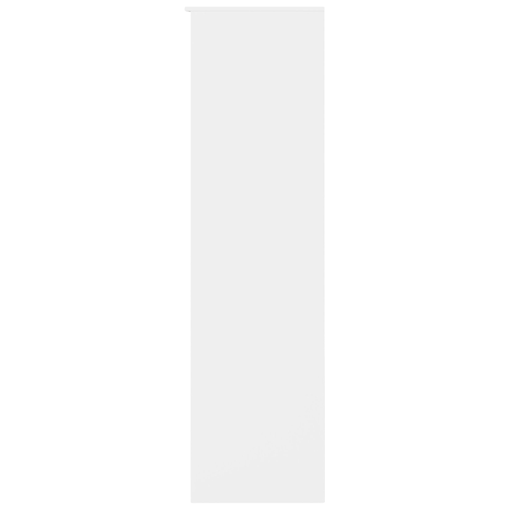 GFW Bailey 2 Door 4 Shelf White Wardrobe Image 6