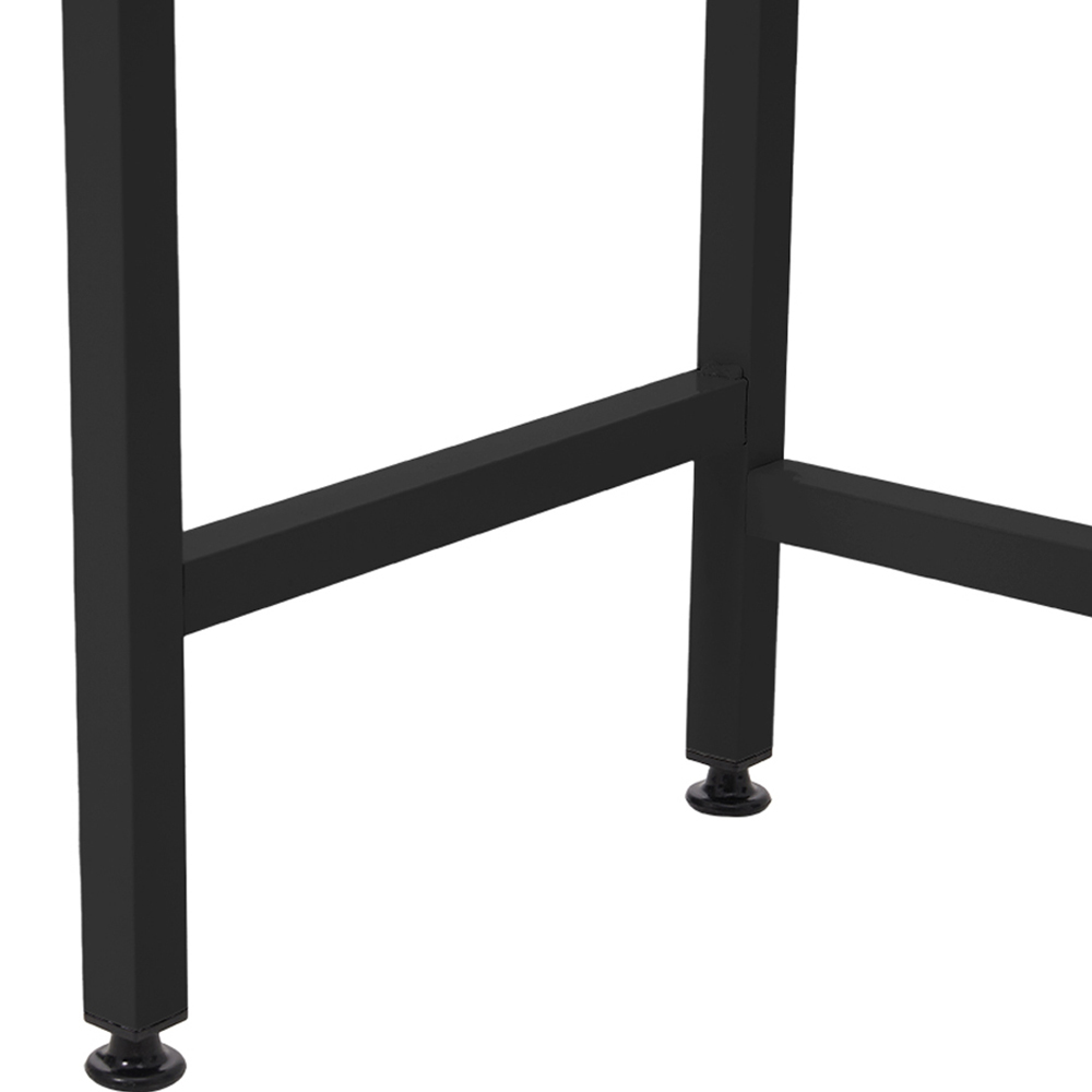 Living and Home 3 Shelf Black Over Toilet Storage Shelf Image 6