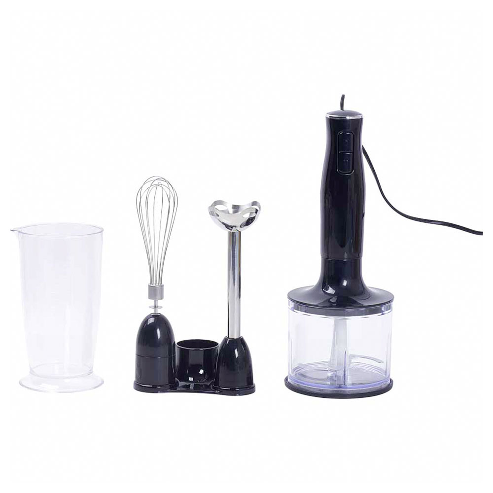 Wilko Black Hand Blender Set Wilko