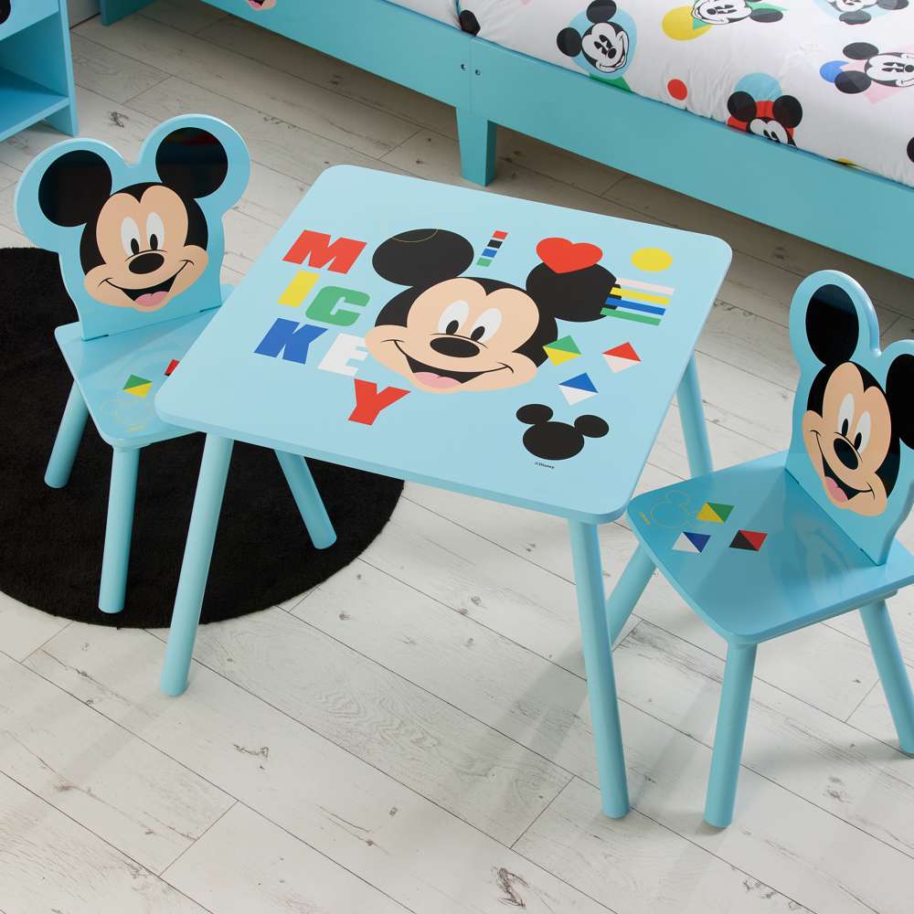 Disney Mickey Mouse Table and Chairs Set Image 1