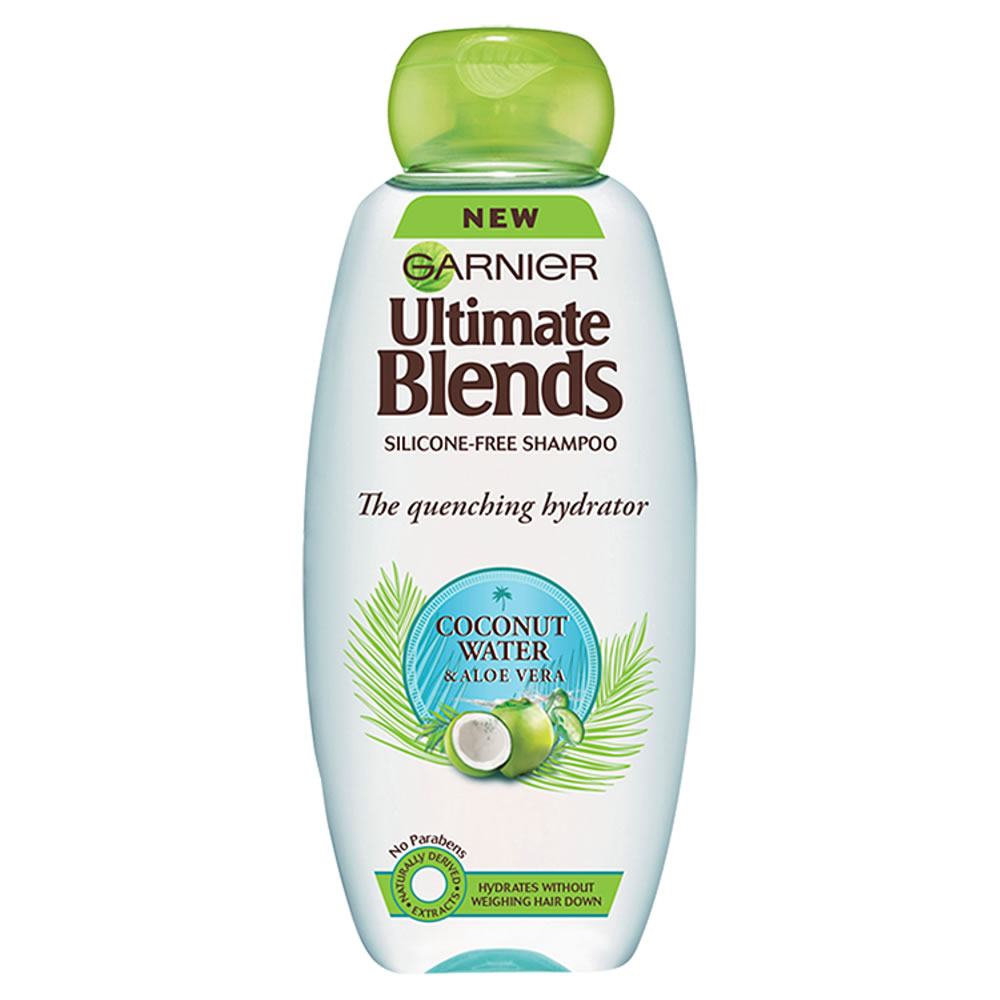 Garnier Ultimate Blends Coconut Water Shampoo for Dry Hair 360ml Image 1