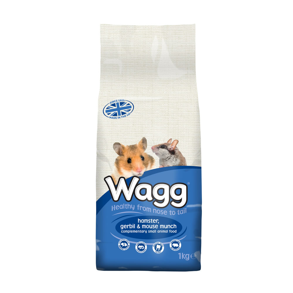 Wagg Hamster Gerbil and Mouse Food 1kg Image 1