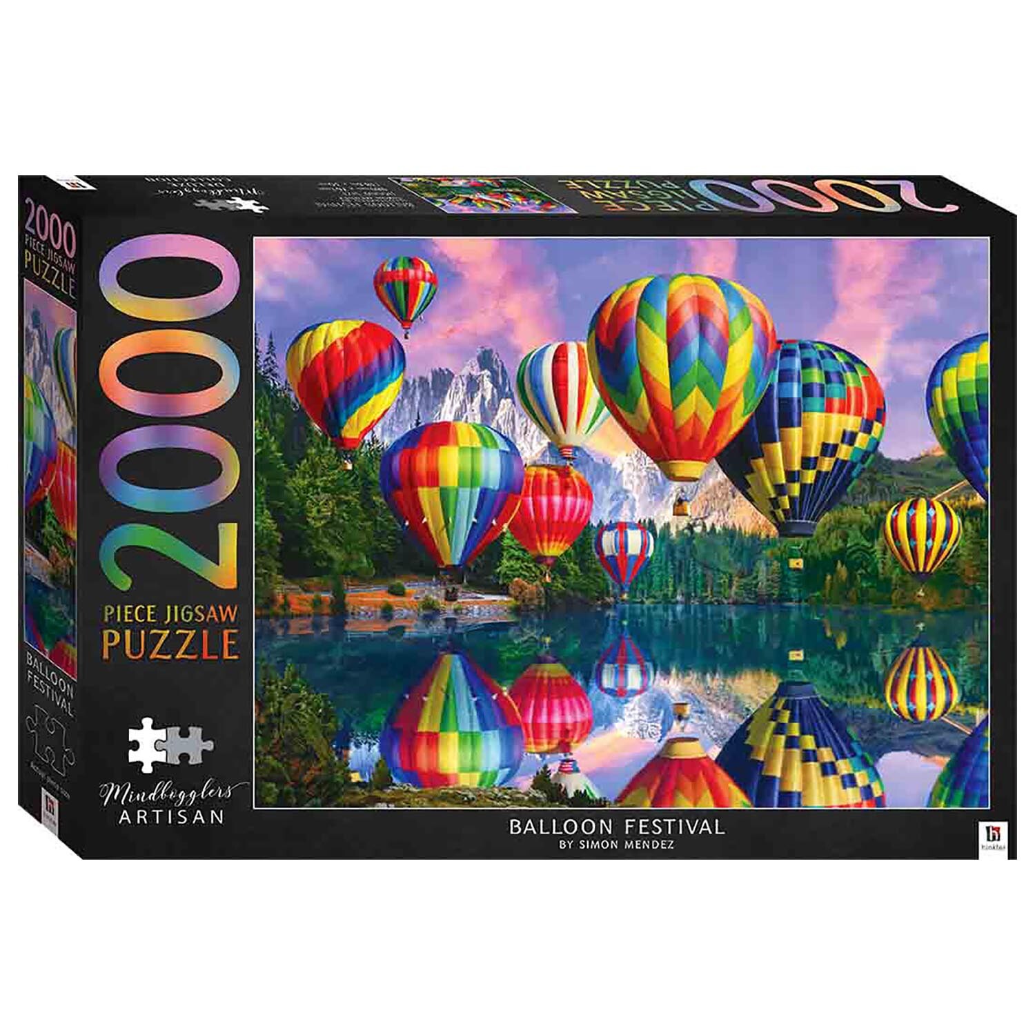 Hinkler Balloon Festive Jigsaw Puzzle 2000 Piece Image