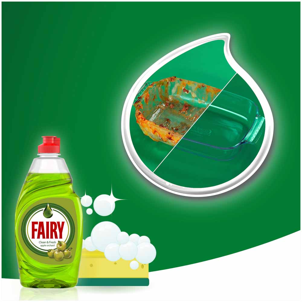 Fairy Washing Up Liquid Clean & Fresh Citrus Grove 820ml Image 3