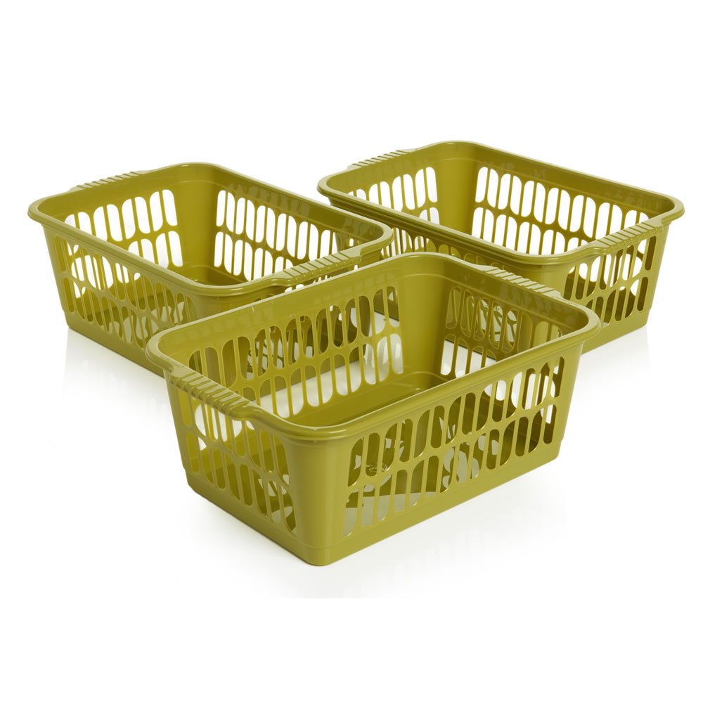 Single Wilko 30cm Medium Handy Baskets in Assorted styles Image 1