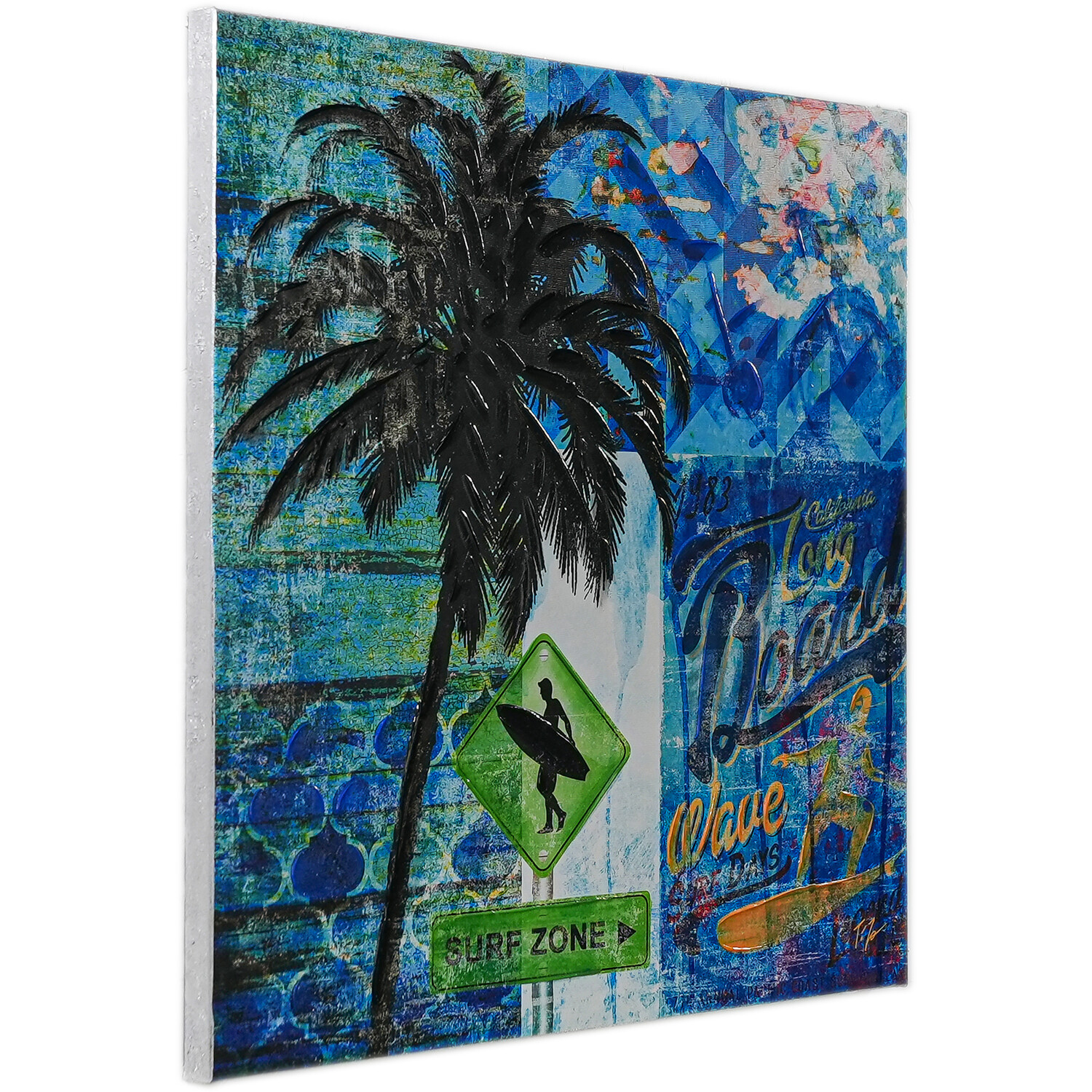 Surf Zone Canvas - Blue Image 2