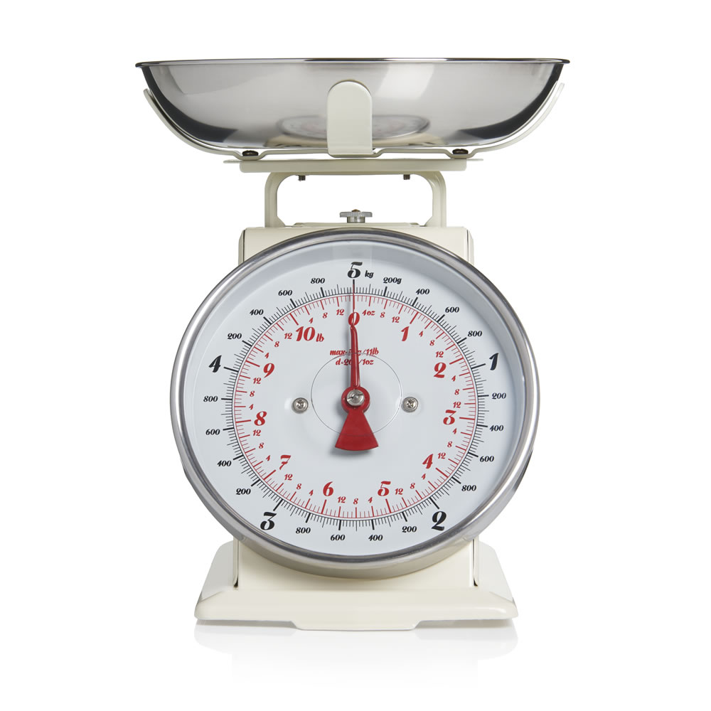 Wilko Cream 5kg Kitchen Scales Image 1