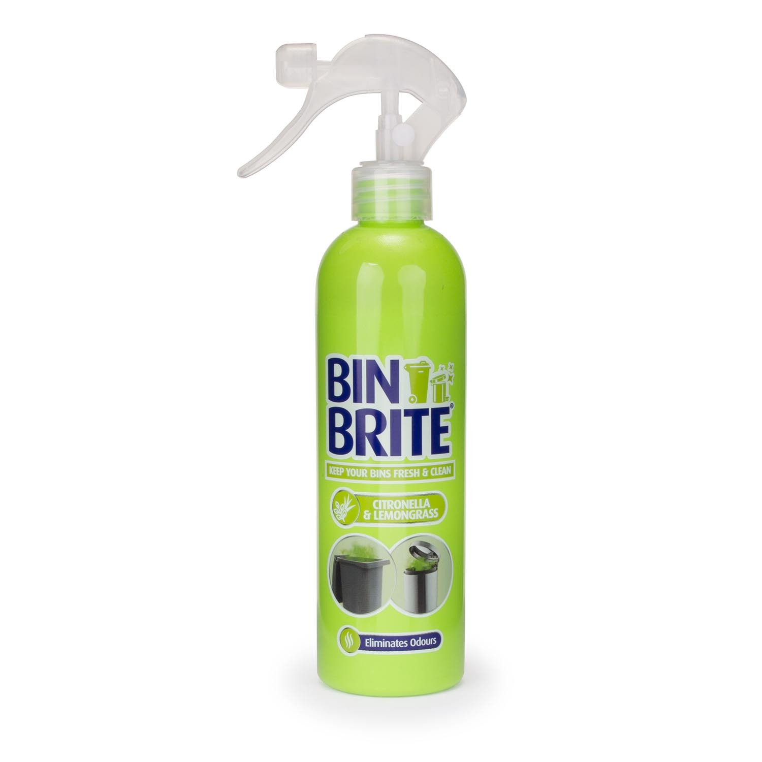 Bin Brite Odour Spray 400ml - Citronella and Lemongrass Image