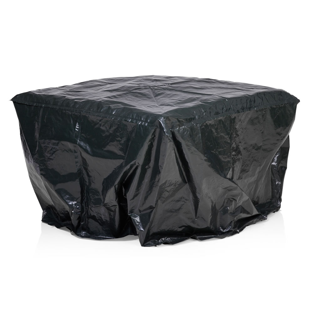 Wilko Cube Set Cover Polypropylene Tarpaulin Black Image 1