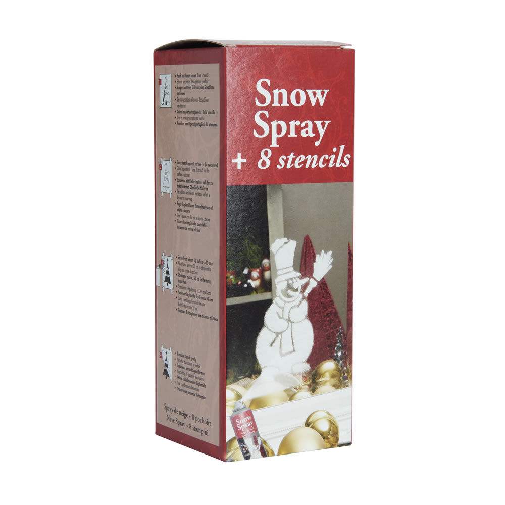 Christmas Traditions Snow Spray and Stencils Image 1