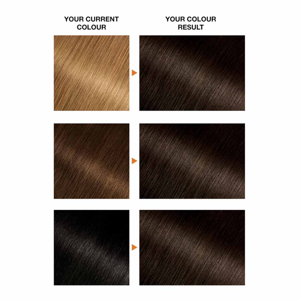Garnier Belle Color 3 Dark Brown Permanent Hair Dye Image 4
