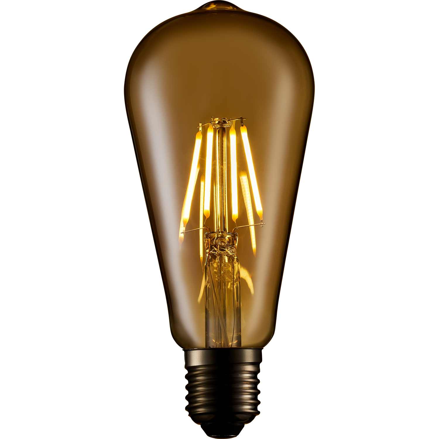 TCP Decorative Filament Traditional 420L E27 BulbAmber Image 1