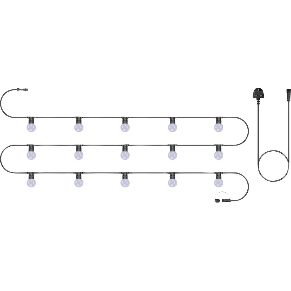Eagle Connect Festoon 15 Cool White Opaque Lamps LED String Light 5m Image 2