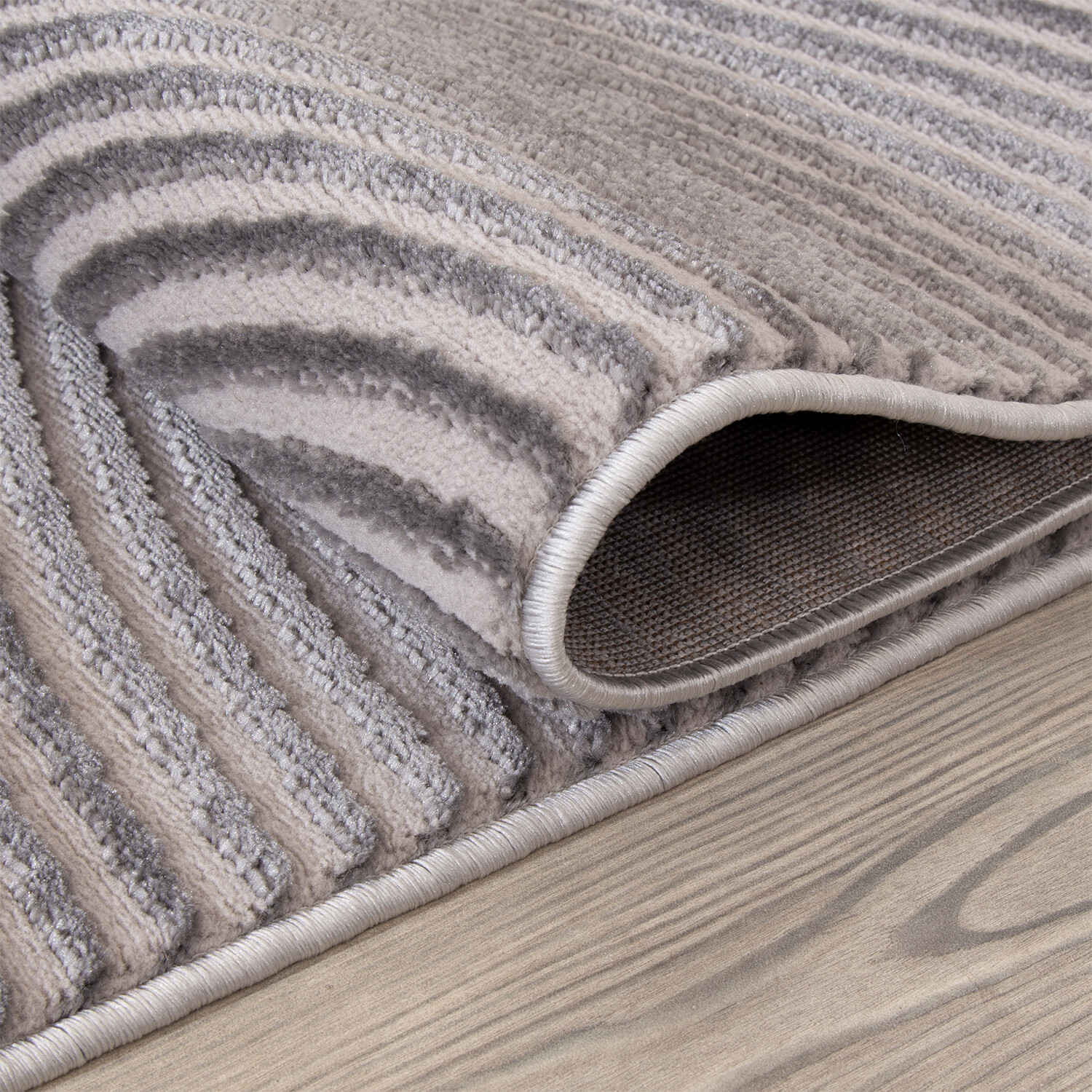 Avery Contemporary Arch Rug - Charcoal / 120cm Image 3