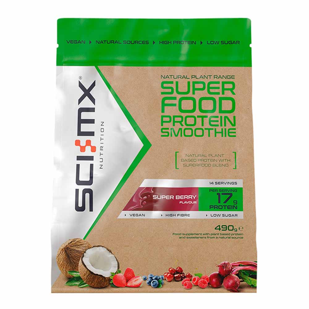 Sci-Mx Protein Smoothie Super Berry 490g Image 1