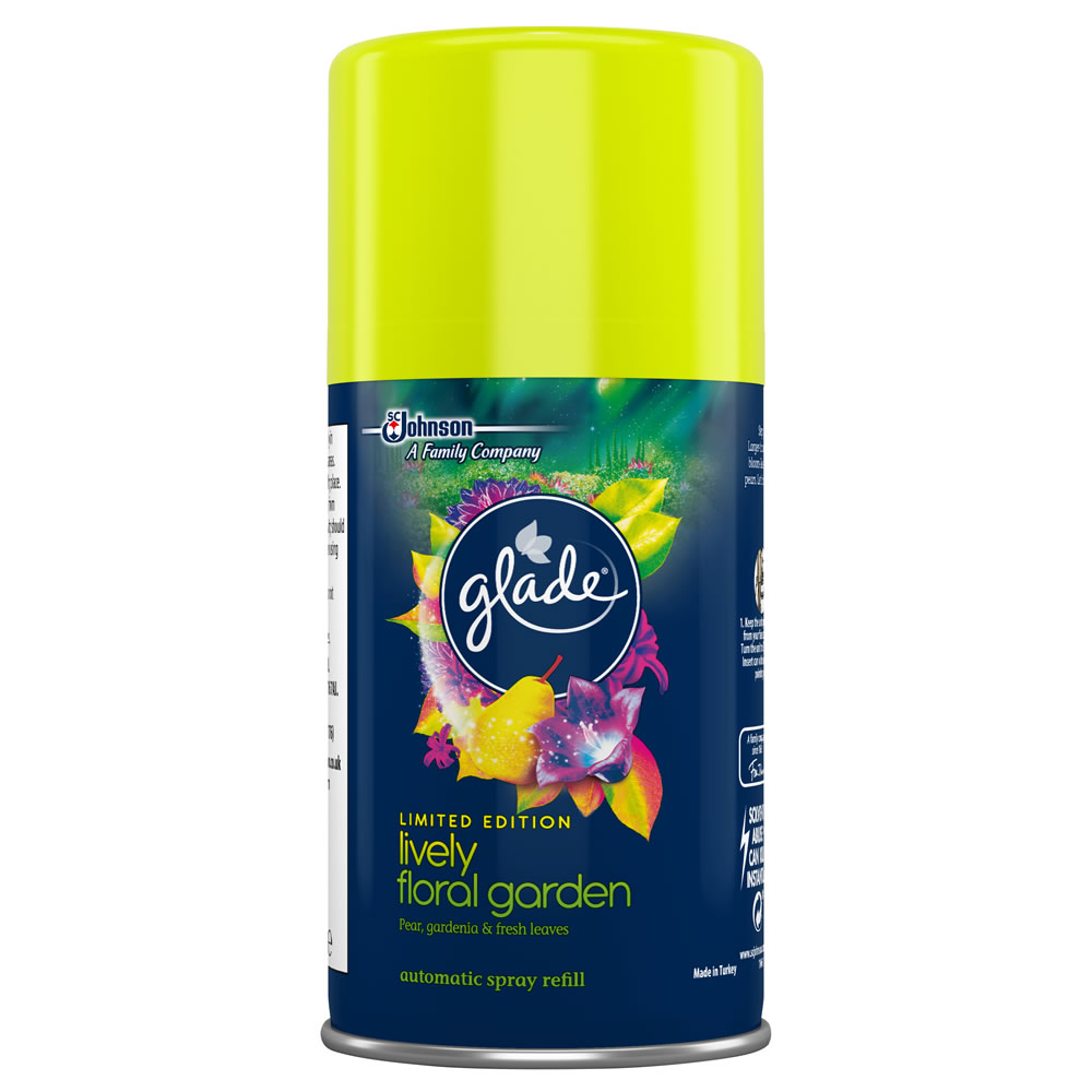 Glade Automatic Spray Air Freshener Refill Limited Edition Lively Floral Garden 269ml Image