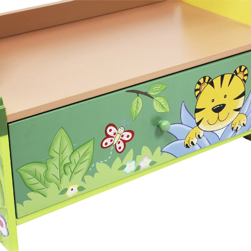 Teamson Kids Fantasy Fields 3 Shelf Sunny Safari Bookshelf Toy Furniture Image 3