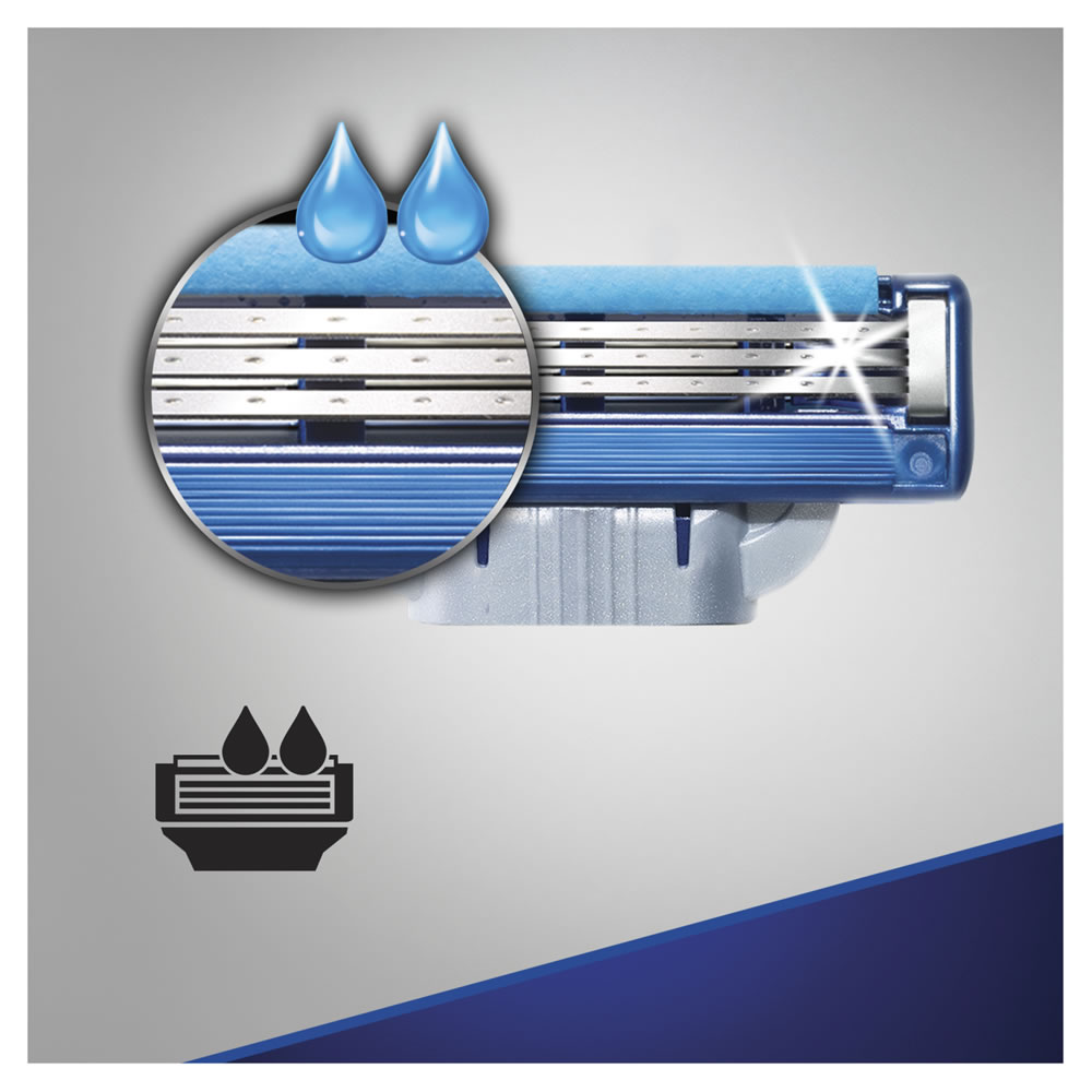 Gillette Mach 3 Turbo Razor Blades 8 pack Wilko