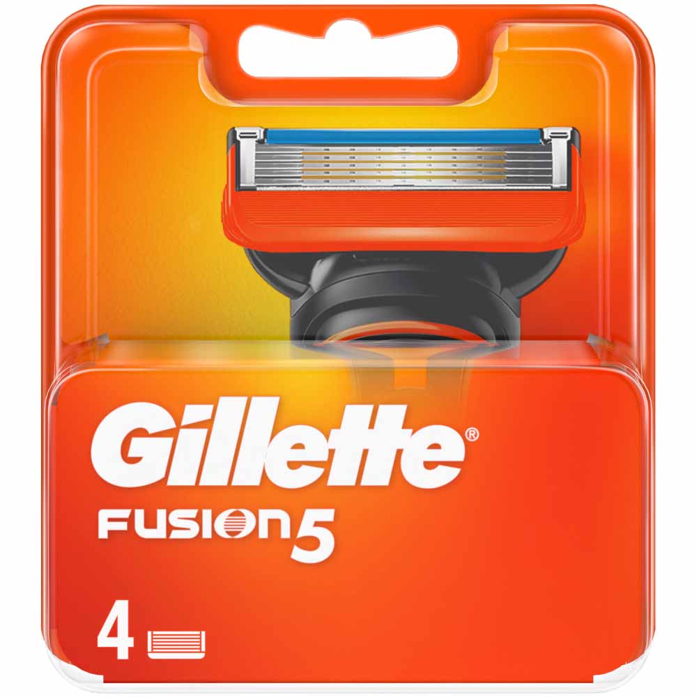 Gillette Fusion 5 Mens Razor Blades 4 Pack Image 3