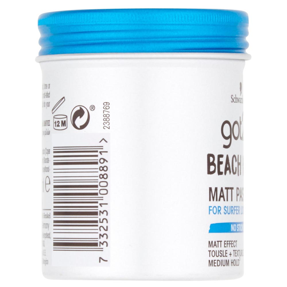 Schwarzkopf Got2Be Beach Matt Paste 100ml Image 3