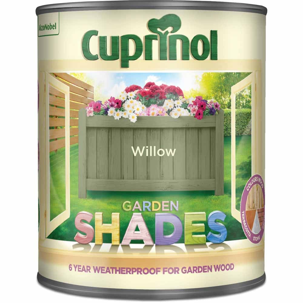 Cuprinol Garden Shades Willow Wood Paint 1L Image 2