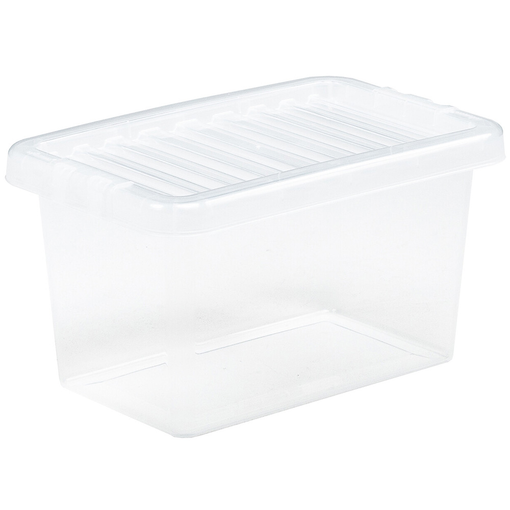 Wham 7L Clear Crystal Storage Box with Lid Image