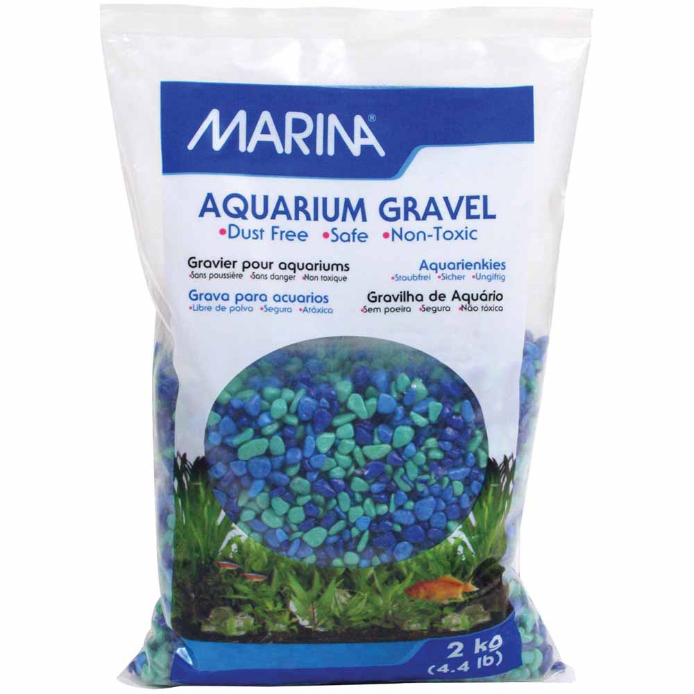 Marina Min 6 Decorative Gravel Tri Colour Blue 2kg Image 1