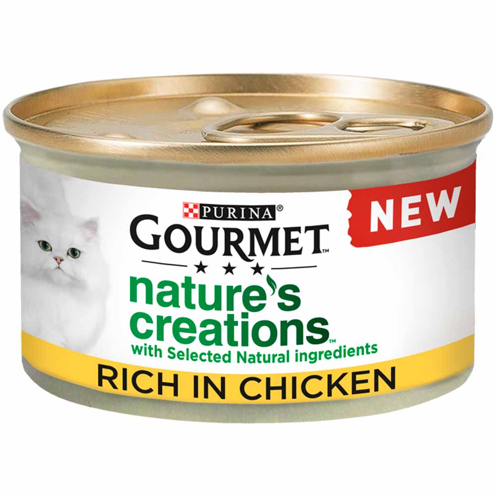 Gourmet Natures Creations Cat Food Chicken 85g Image 1
