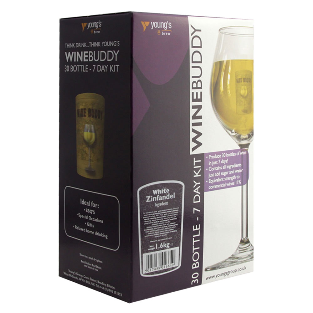 Wine Buddy White Zinfandel Brewing Kit 1.6kg Makes 30