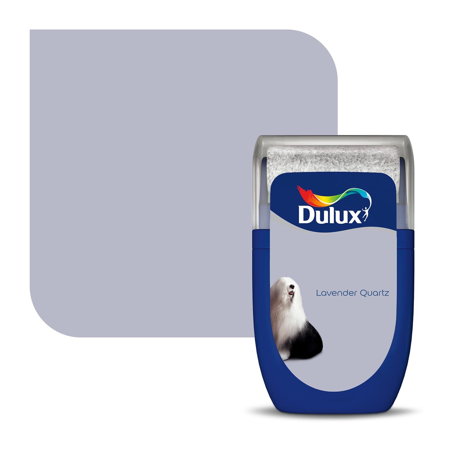 Dulux Walls & Ceilings Lavender Quartz Matt Emulsion Tester Paint 30ml Image 2