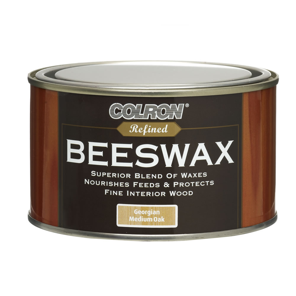 Colron Refined Beeswax Medium Oak 400g Image 1
