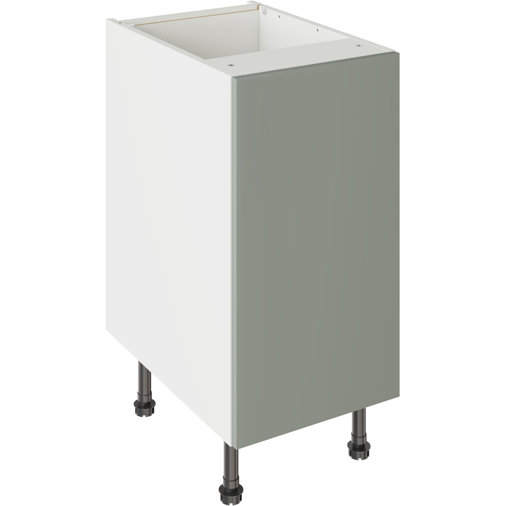 Kitchen Kit Slab Supermatt Agave Green Base Kitchen Cabinet Flatpack 400mm Image 1