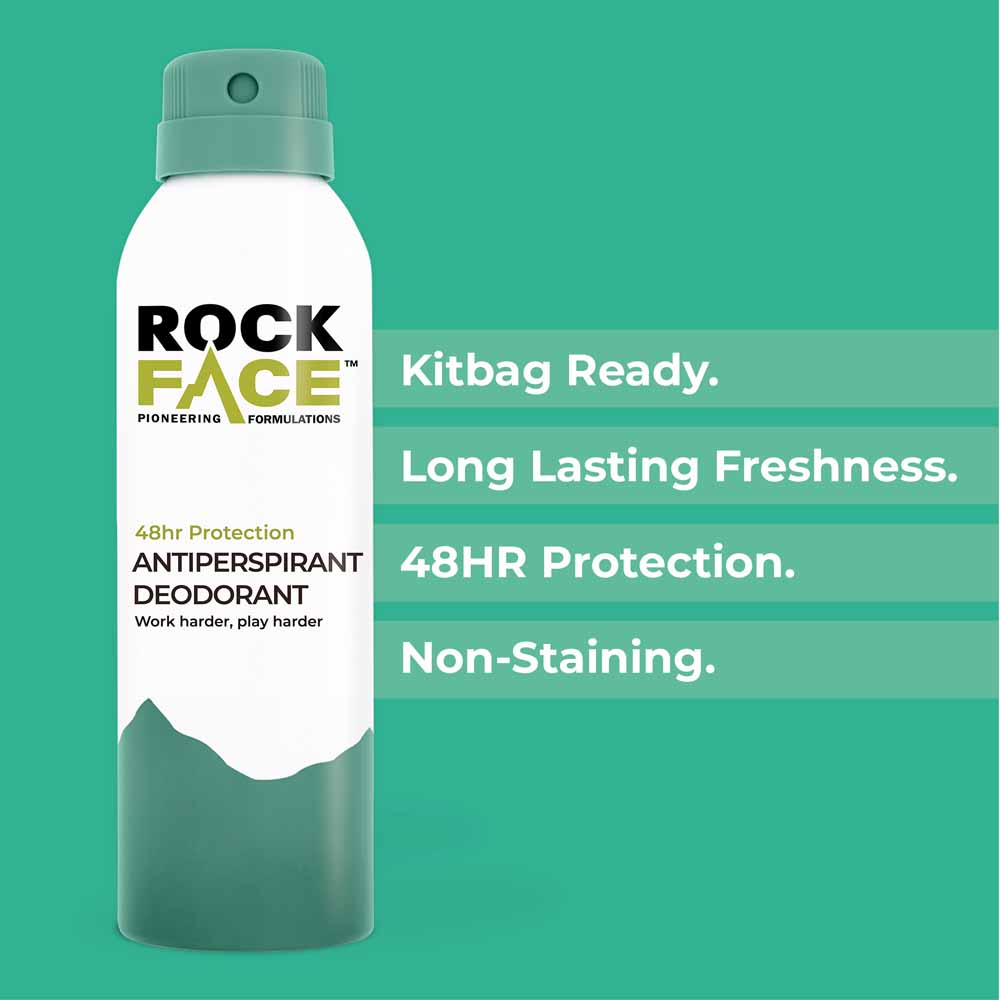 Rock Face Antiperspirant Deodorant Case of 6 x 200ml Image 4