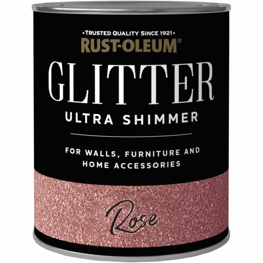 Rust-Oleum Glitter Rose Ultra Shimmer Paint 250ml Image 2