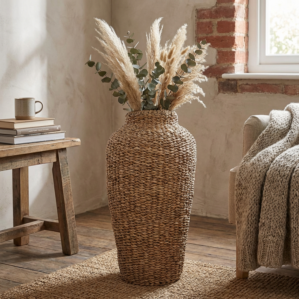 Seagrass Vase 55cm - Natural Image 4
