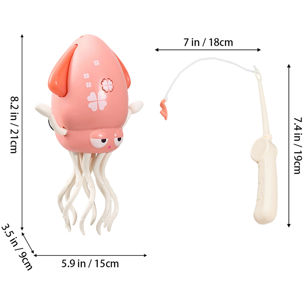 H&O Direct Kids Pink Interactive Dancing Octopus Toy with Light and Music Image 6