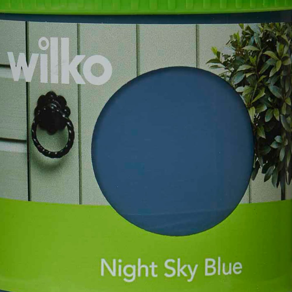 Wilko Garden Colour Night Sky Blue Tester Pot 75ml Image 3